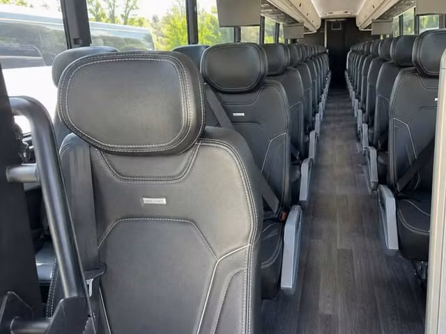 west allis charter bus interior
